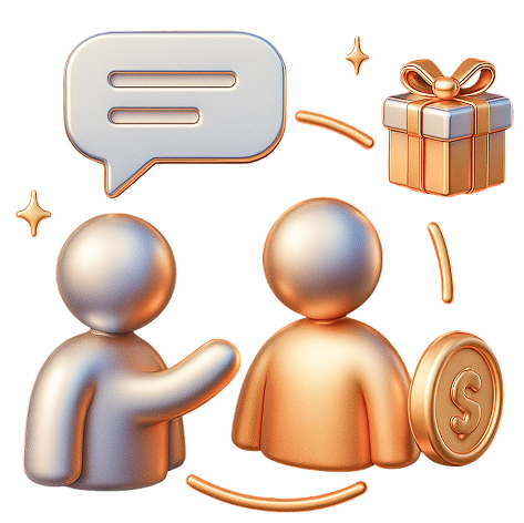 Refer a friend and get rewards.​