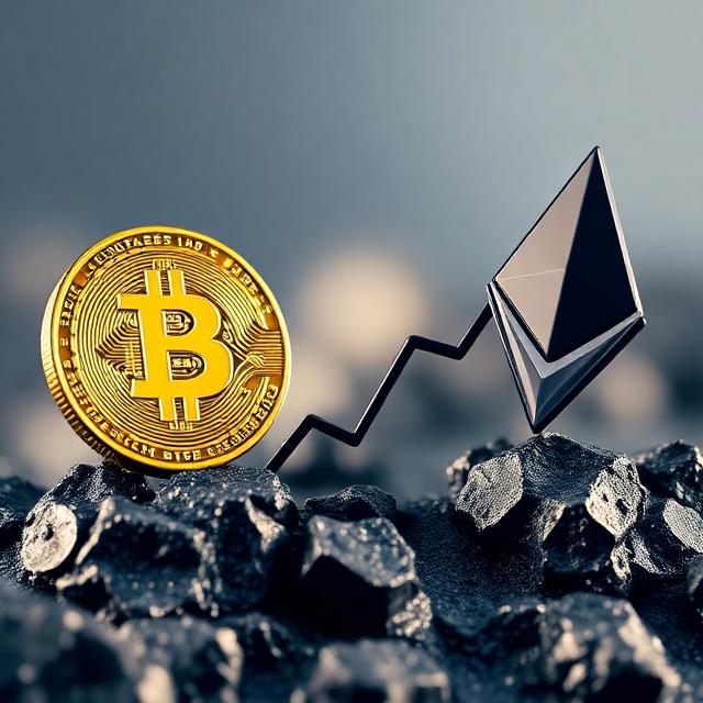 Bitcoin and Ethereum Rise